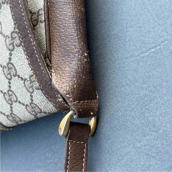 GUCCI • Ophidia Leather Crossbody Bag • Vintage & Authentic - Picture 10 of 14